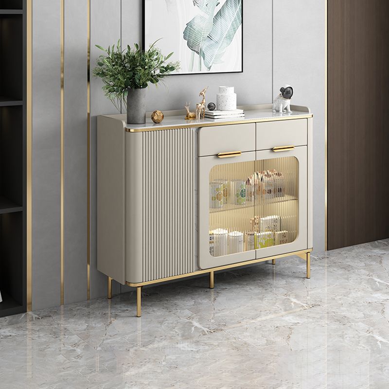 Scheda laterale Glam Sideboard ABBIETTRO COMPLETO con cassetti per soggiorno