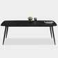 Sintered Stone Dining Table 4 Legs Black Carbon Steel Base Rectangle Table for Home Clearhalo ' dining_table' 'Dining Tables & Seating' 'Dining Tables' 'furn' 'furn_dining_table' 'Furniture' 'furniture_dining_table' 'Kitchen & Dining Furniture' 'kitchen&dining_furn' 'kitchen' 'kitchen_dining_table' 1200x1200_590722e0-1640-47b6-a947-84dd0a373497
