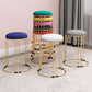 Metal Frame Pouf Plain Round Contemporary Velvet Fade Resistant Ottoman Clearhalo 'furn' 'furn_ottomans_poufs' 'Furniture' 'Living Room Furniture' 'Ottomans & Poufs' 'ottomans_poufs' 1200x1200_59085211-bb5a-49e6-850f-84fbd4532c6a