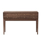Rectangle Shape Contemporary Console Table with 4-Drawers Stone Console Sofa Table
