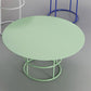 Frame Shaped Base Design Cocktail Table Multi-color Selection of Metal Round Coffee Table Clearhalo 'Coffee & Accent Tables' 'Coffee Tables' 'coffee_tables' 'furn' 'furn_coffee_tables' 'Furniture' 'furniture_coffee_tables' 'Living Room Furniture' 1200x1200_590c5b66-c29a-4a68-9546-e93c207a2722