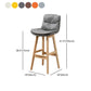 Leather Bucket Bar Stool Low Back Modern Indoor Counter Stool with Wood Legs Clearhalo 'Bar Furniture' 'Bar Stools' 'bar_stools' 'furn' 'furn_bar_stools' 'furniture_bar_stools' 'Kitchen & Dining Furniture' 'kitchen&dining_furn' 'kitchen' 'kitchen_furn' Furniture' 1200x1200_591295a8-4ad0-44a5-b3af-18f34b5f1bad