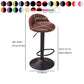 Modern Liftable Backrest Counter Stool Steel Household Bar Stool with Cushion and Pedal Clearhalo 'Bar Furniture' 'Bar Stools' 'bar_stools' 'furn' 'furn_bar_stools' 'furniture_bar_stools' 'Kitchen & Dining Furniture' 'kitchen&dining_furn' 'kitchen' 'kitchen_furn' Furniture' 1200x1200_59131961-6fa9-440c-90d1-7a9dbd569857