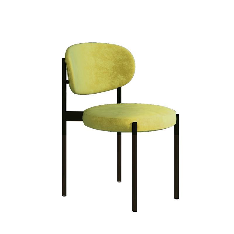 Glam Style Dining Chair Open Back Side Chair for Dining Room Clearhalo 'Dining Chairs' 'Dining Tables & Seating' 'dining_chair' 'furn' 'furn_dining_chair' 'Furniture' 'furniture_dining_chair' 'Kitchen & Dining Furniture' 1200x1200_59145134-1c24-4f4c-8eb8-32d1065bb204
