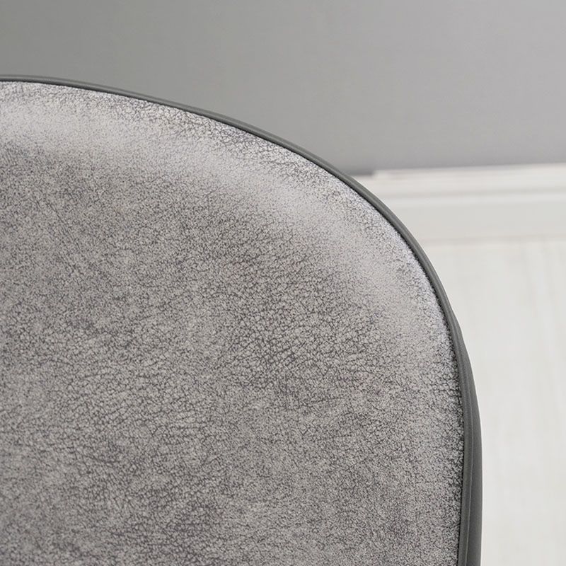 Contemporary Style Dining Chairs Kitchen Armless Wingback Chairs with Metal Legs Clearhalo 'Dining Chairs' 'Dining Tables & Seating' 'dining_chair' 'furn' 'furn_dining_chair' 'Furniture' 'furniture_dining_chair' 'Kitchen & Dining Furniture' 1200x1200_5914c170-20e0-488e-ba25-f984da887118