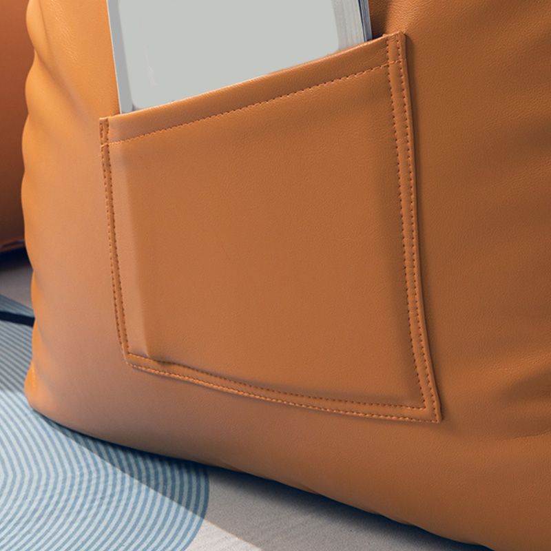 Sedia in vetro in pelle 31,4 "l x 31,4" w x 31,4 "H armi incluse sedia