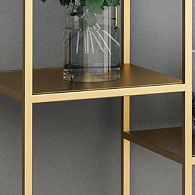 Libreria moderna in metallo etagere libreria a ripiana aperta in brunale-70,8 "h x 11,8" w