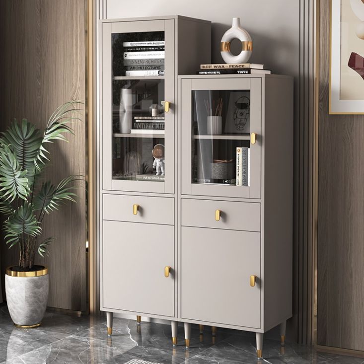 Cabinets Included Standard Bookcase Contemporary Engineered Wood Bookshelf