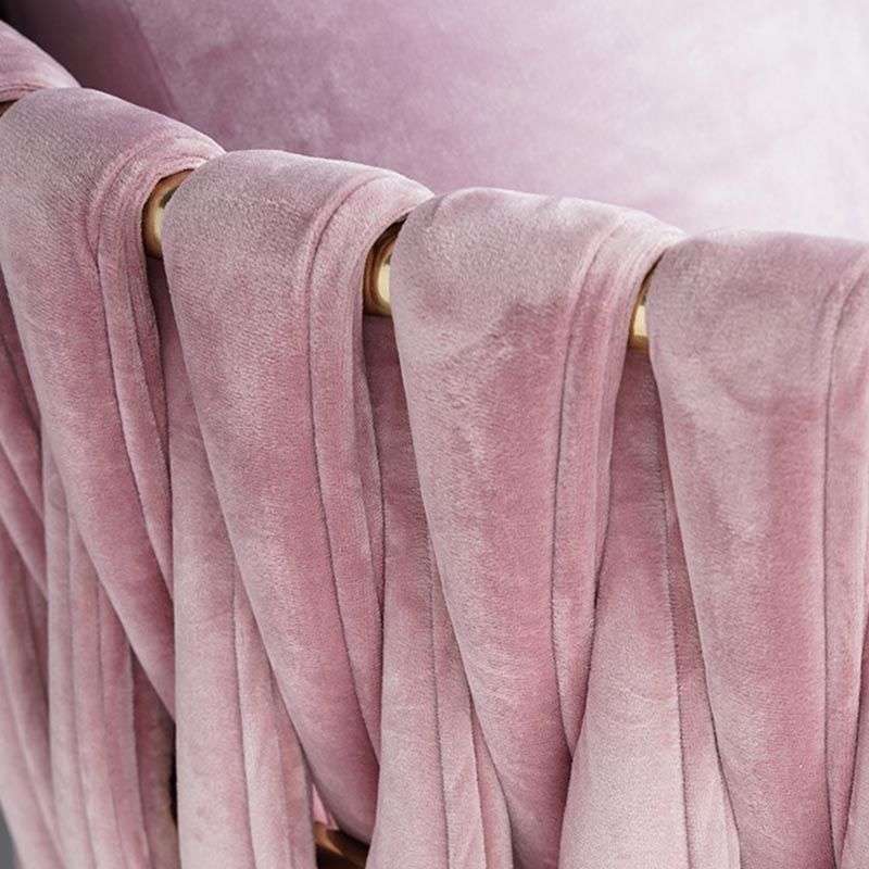 Glam Upholstered Dining Arm Chair Velvet Dining Chair with Gold Legs Clearhalo 'Dining Chairs' 'Dining Tables & Seating' 'dining_chair' 'furn' 'furn_dining_chair' 'Furniture' 'Kitchen & Dining Furniture' 1200x1200_591cfd83-e638-4acc-ba18-da41273b07be