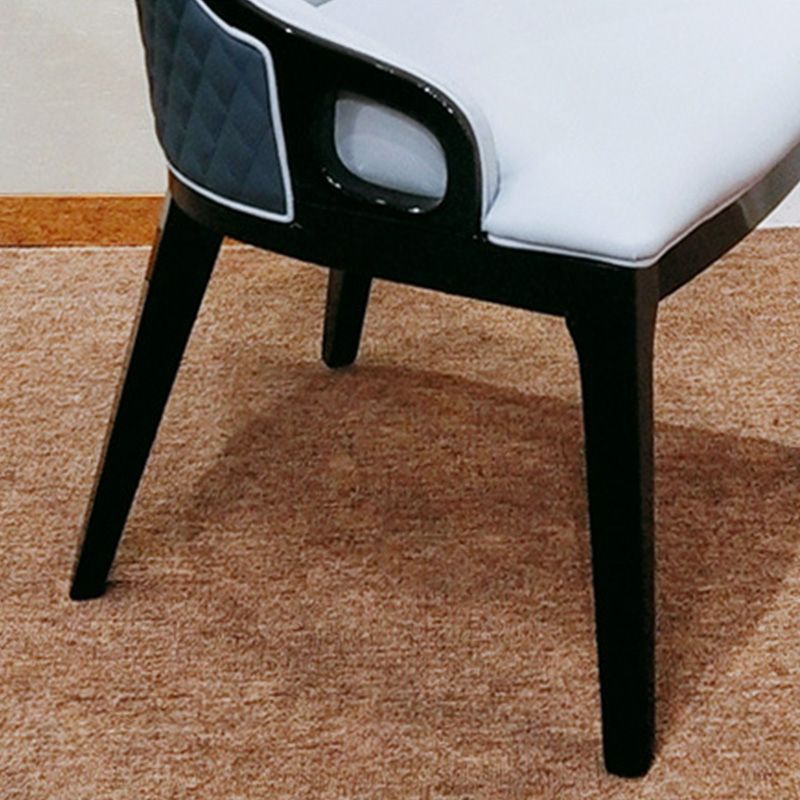 Eigentijdse keuken eetstoelen gestoffeerde zijstoelen in bruin