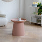65/5000 Modern Style Wood/plastic Countertop Plastic Base Round Side Table
