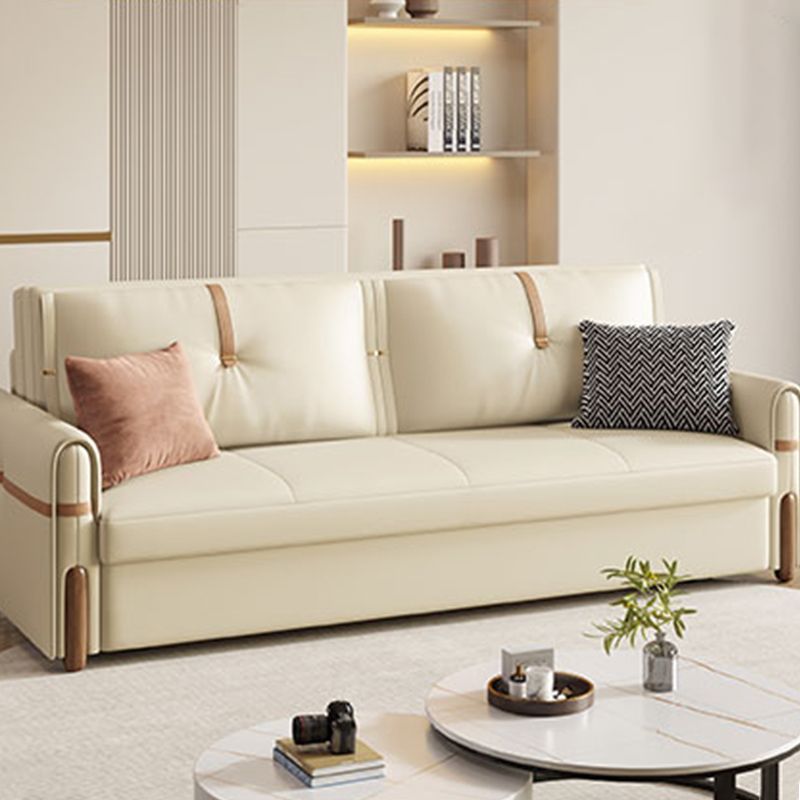 Cuscino da 32 "cuscinetto in pelle da divano dormiente ad largo glam