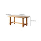 Contemporary Rectangular Solid Wood Tabletop Dining Table with Trestle Clearhalo 'Dining Tables & Seating' 'Dining Tables' 'dining_table' 'furn' 'furn_dining_table' 'Furniture' 'Kitchen & Dining Furniture' 1200x1200_59255d46-6d5f-4e07-bef3-230d52f59fe5