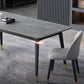 Stone Modern Rectangle Dining Table Matte Finish 4 Legs Table for Home Clearhalo ' dining_table' 'Dining Tables & Seating' 'Dining Tables' 'furn' 'furn_dining_table' 'Furniture' 'furniture_dining_table' 'Kitchen & Dining Furniture' 'kitchen&dining_furn' 'kitchen' 'kitchen_dining_table' 1200x1200_5925f321-a2d1-4d95-8d57-a1f0133f1b93