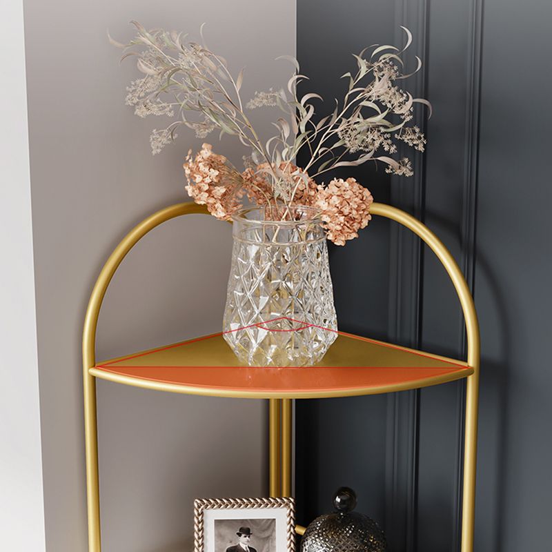 3/5-Shelf Contemporary Corner Bookshelf Iron Open Bookshelf for Living Room Clearhalo 'Bookcases' 'furn' 'furn_bookcases' 'Furniture' 'furniture_bookcases' 'Office Furniture' 1200x1200_5925f88f-c56b-4aa1-be40-fcd7f8990a6b