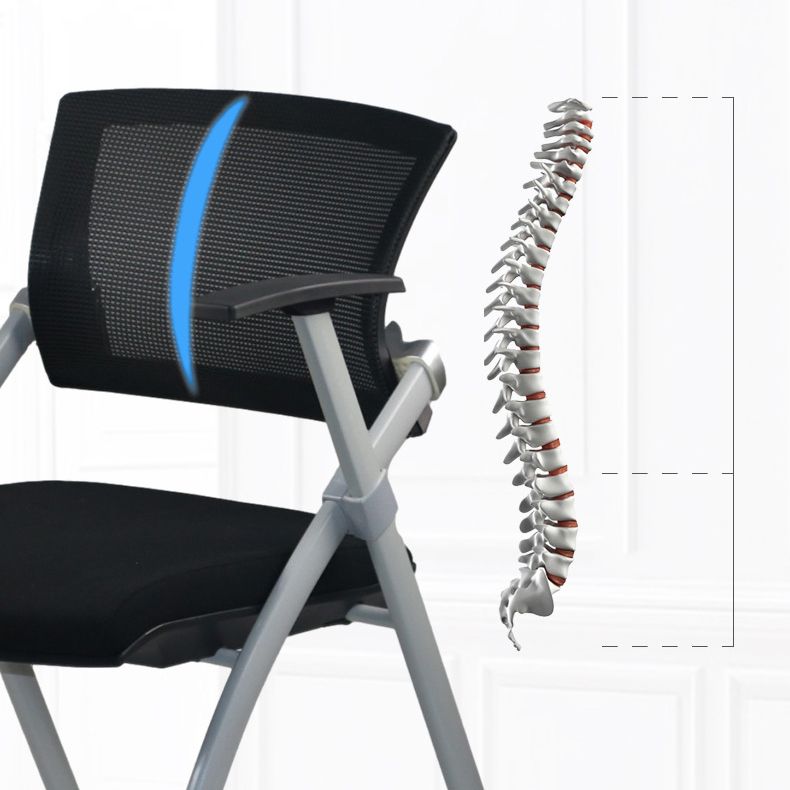 Modern Low Back Office Chair Gray Frame with Breathable AirGrid Conference Chair Clearhalo 'furn' 'furn_office_chair' 'Furniture' 'Office Chairs' 'Office Furniture' 'office_chair' 1200x1200_5927c839-bd18-4da8-a05d-b90132a1b5e7