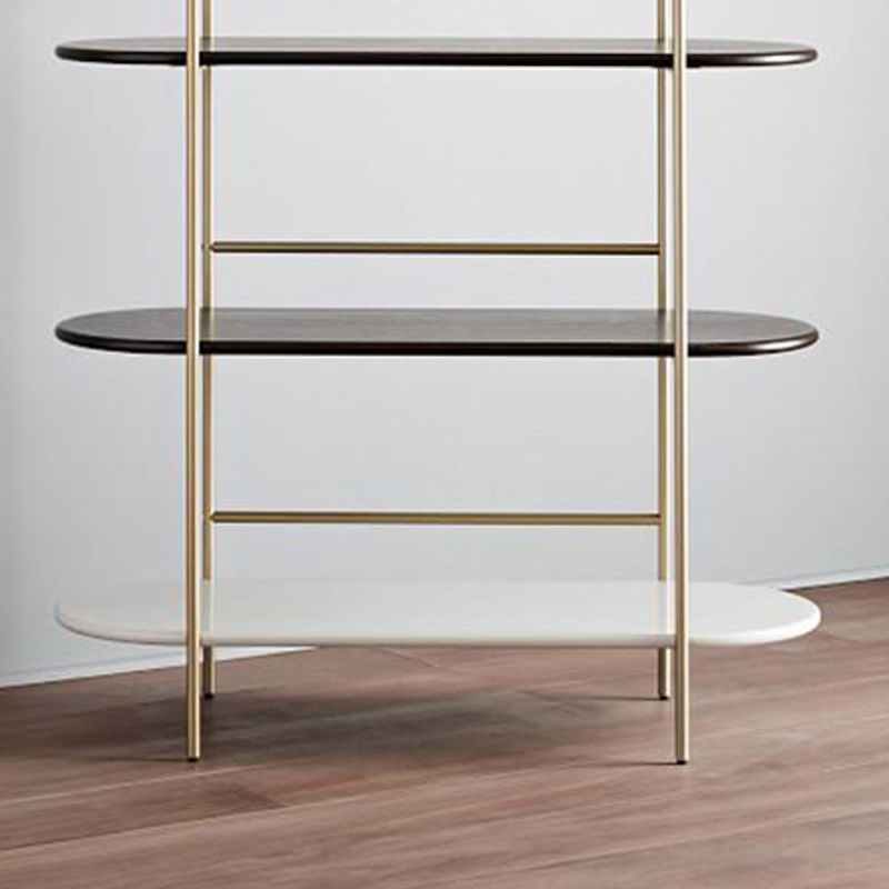 Modern Style Bookcase Metal Frame Open Back Bookshelf for Office Use Clearhalo 'Bookcases' 'furn' 'furn_bookcases' 'Furniture' 'Office Furniture' 1200x1200_592830c2-2a2b-4a6b-ab9f-750d36515565