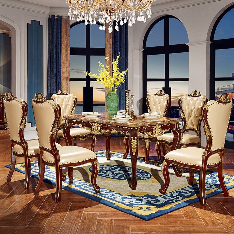 Rectangle Dining Site Table Mid-Century Dining Room Collection with 4-foot Clearhalo ' dining_table' 'Dining Tables & Seating' 'Dining Tables' 'furn' 'furn_dining_table' 'Furniture' 'furniture_dining_table' 'Kitchen & Dining Furniture' 'kitchen&dining_furn' 'kitchen' 'kitchen_dining_table' 1200x1200_5928806a-056b-4b80-9e6d-95304f12087d