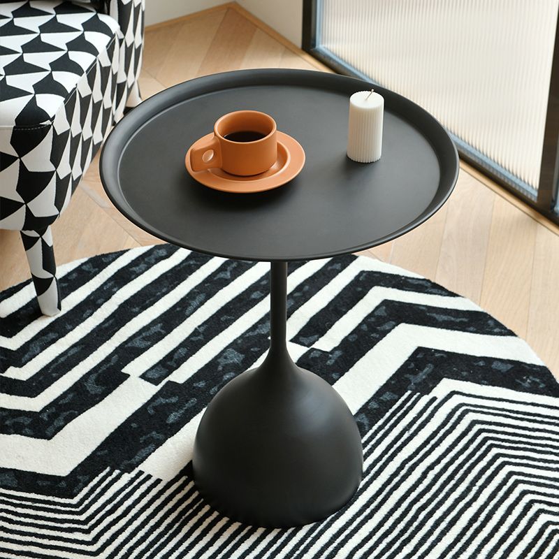 Mid-Century Modern Iron Coffee Table Pedestal Coffee Cocktail Table for Living Room Clearhalo 'Coffee & Accent Tables' 'Coffee Tables' 'coffee_tables' 'furn' 'furn_coffee_tables' 'Furniture' 'Living Room Furniture' 1200x1200_592a8e9b-9b40-40a5-ac54-336e3916717a