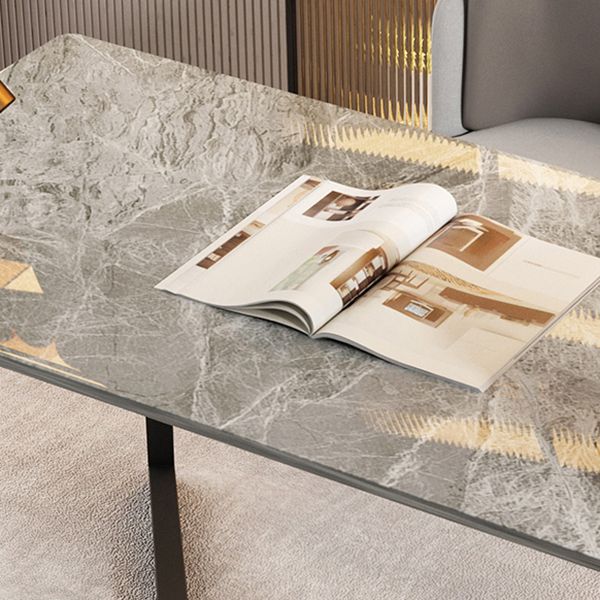 Double Pedestal Dining Table Industrial Style Stone Dining Room Collection for Indoor Clearhalo ' dining_table' 'Dining Tables & Seating' 'Dining Tables' 'furn' 'furn_dining_table' 'Furniture' 'furniture_dining_table' 'Kitchen & Dining Furniture' 'kitchen&dining_furn' 'kitchen' 'kitchen_dining_table' 1200x1200_592acd48-a280-4035-8708-0dfa31cb6a99