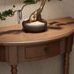 Storage Solid Wood Console Table Half Moon Mid-Century Modern Console Clearhalo 'Console Tables' 'console_tables' 'Entry & Mudroom Furniture' 'furn' 'furn_console_tables' 'Furniture' 1200x1200_592acdce-9b5f-4dfa-b94f-fd2d3493d3d1