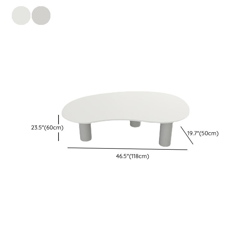 Table basse moderne à 3 pieds en ardoise pour le salon