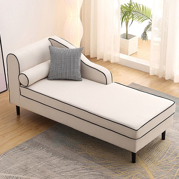 Modern Cushioned Chaise Lounge One Armed Chaise with Recessed Arms for Living Room Clearhalo 'Chairs & Seating' 'Chaise Lounge' 'chaise_lounge' 'furn' 'furn_chaise_lounge' 'Furniture' 'Living Room Furniture' 1200x1200_5932a5f6-d046-498f-adb1-38ce45bf5233
