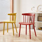 Sedia laterale contemporanea in plastica Windsor posteriore sedia da interno