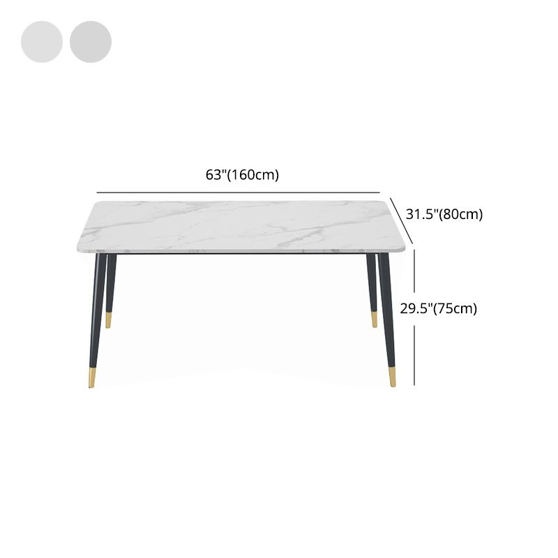 1/4/5 Pieces White Stone Dining Set Modern Solid Back Chair Rectangle Dining Furniture Clearhalo 'Dining Room Sets' 'Dining Tables & Seating' 'dining_room_set' 'furn' 'furn_dining_room_set' 'Furniture' 'furniture_dining_room_set' 'Kitchen & Dining Furniture' 'kitchen&dining_furn' 'kitchen' 1200x1200_5936968f-ba0d-490a-a185-9395a4a0e916