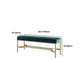 Modern Rectangle Velvet Bench Foam Solid Color Bench for Kitchen Clearhalo 'Benches' 'Chairs & Seating' 'furn' 'furn_benches' 'Furniture' 'Living Room Furniture' 1200x1200_5936b96b-5e49-42fa-a18b-a499dfd60b8f