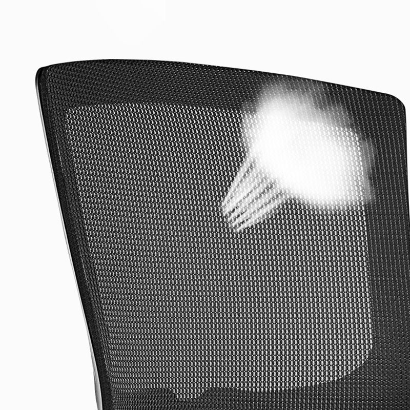 Ergonomic Mesh Desk Chair Mid Back Arms Chair with Swivel Casters Clearhalo 'furn' 'furn_office_chair' 'Furniture' 'Office Chairs' 'Office Furniture' 'office_chair' 1200x1200_59395720-675e-4225-8f33-97b5d8cee423