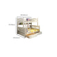 Solid Wood Bunk Bed Modern Style White Bunk Bed with Guardrail Clearhalo 'Bedroom Furniture' 'Beds' 'furn' 'furn_beds' 'Furniture' 1200x1200_593b6f65-22a6-429c-ba9d-09e10f78a606
