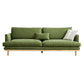 Recessed Arm Loose Back Sofa 35"W Velvet Sofa for Living Room Clearhalo 'furn' 'furn_sofas' 'Furniture' 'furniture_sofas' 'kitchen' 'kitchen_sofas' 'Living Room Furniture' 'Sofa' 'sofas' 1200x1200_593bcee9-f470-4b9b-9a3a-9871d8f38422