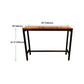 Wood Rectangle Top Counter Table Industrial 42-inch Height Table for Dining Room Clearhalo 'Bar Furniture' 'Bar Tables' 'bar_tables' 'furn' 'furn_bar_tables' 'Furniture' 'furniture_bar_tables' 'Kitchen & Dining Furniture' 'kitchen&dining_furn' 'kitchen' 1200x1200_593c2575-a329-45b7-b121-dde3163a8ed0