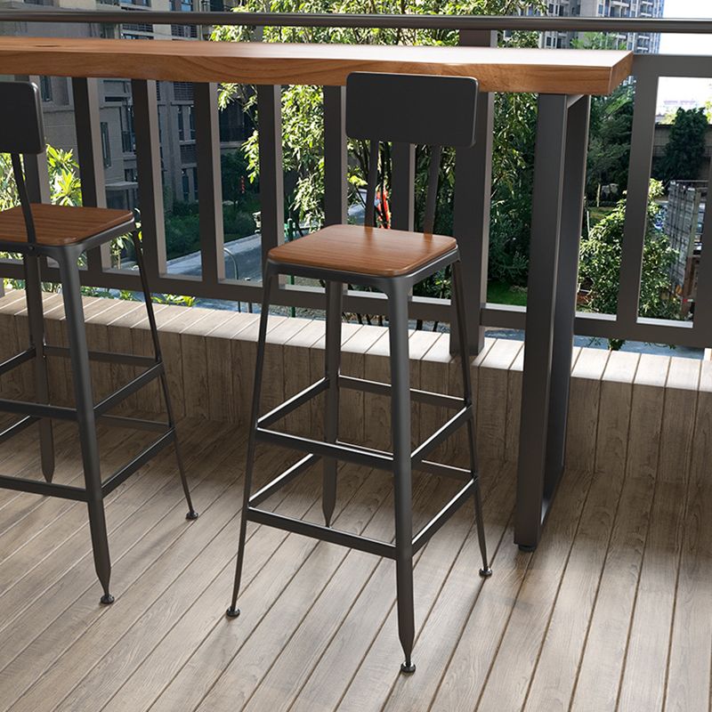 Contemporary Solid Wood Bar Set 1/2/4 Pieces Rectangle Pub Dining Set for Indoor Clearhalo 'Bar Furniture' 'furn' 'furn_home_bar_bar_sets' 'Furniture' 'Home Bars & Bar Sets' 'home_bar_bar_sets' 'Kitchen & Dining Furniture' 1200x1200_593d7cee-c0e0-4ec3-a2bd-28ec9e7c8546