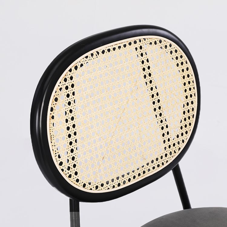 Open Back Armless Dining Chairs Upholstered Side Chair with Metal Legs Clearhalo ' kitchen&dining_furn' 'Dining Chairs' 'Dining Tables & Seating' 'dining_chair' 'furn' 'furn_dining_chair' 'Furniture' 'furniture_dining_chair' 'Kitchen & Dining Furniture' 'kitchen' 1200x1200_593d83c4-7da7-425e-8ce0-76ea86add74b