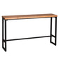 Industrial Rectangle Bar Table Set 1/4/5 Pieces Solid Wood Pub Table Set for Indoor Clearhalo 'Bar Furniture' 'furn' 'furn_home_bar_bar_sets' 'Furniture' 'Home Bars & Bar Sets' 'home_bar_bar_sets' 'Kitchen & Dining Furniture' 1200x1200_593d9c1c-8ed7-4604-85bb-430a9bc488c8