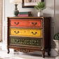 Industrial Chest with Drawers and Cabriole Legs in Distressed Wood Clearhalo 'Cabinets & Chests' 'cabinets_chests' 'furn' 'furn_cabinets_chests' 'Furniture' 'Living Room Furniture' 1200x1200_593ea4bc-b5b6-4aca-ba77-4cf3b490f69c