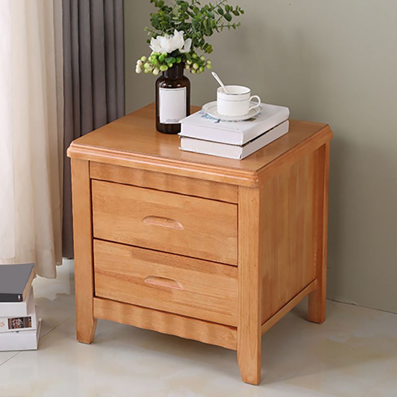 Modern Bed Nightstand Solid Wood Accent Table Nightstand with Drawers Clearhalo 'Bedroom Furniture' 'furn' 'furn_night_stand' 'Furniture' 'night_stand' 'Nightstands' 1200x1200_5942ef9f-2784-42c8-a254-f6140302d8ba