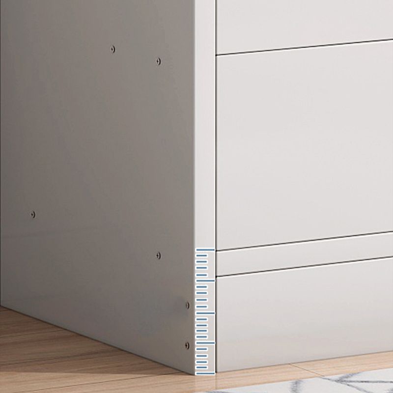 Minimalist Wooden Accent Cabinet Bar Pulls Handle Design Storage Cabinet