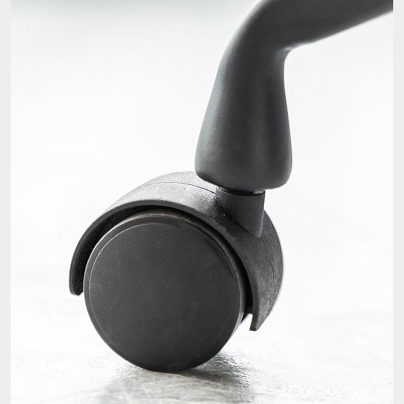 Sedia da ufficio a armi fisse moderne nessuna sedia da scivolo ergonomica angosciante