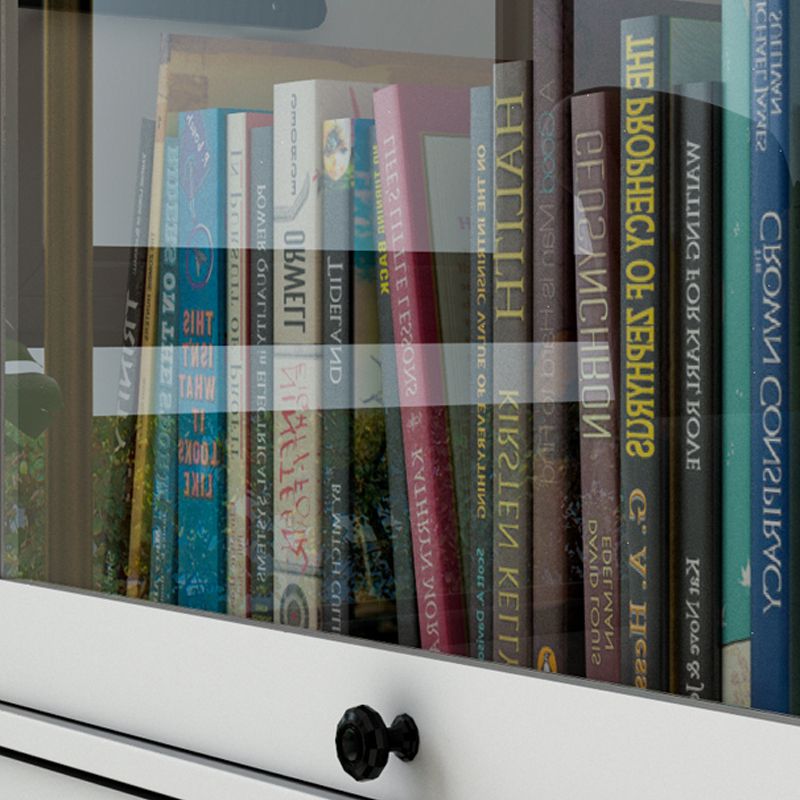 Manufactured Wood Standard Bookcase Vertical Bookcase with Glass Doors Clearhalo 'Bookcases' 'furn' 'furn_bookcases' 'Furniture' 'furniture_bookcases' 'kitchen' 'kitchen_bookcases' 'Living Room Furniture' 'Office Furniture' 1200x1200_59464429-5ae7-4ec6-a3fd-28d95660dfe0