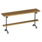 Indoor Industrial Bar Stool Table Metal and Wood Bar Dining Table