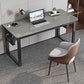 29.53 "H Industrial Computer Desk Antique Finish Gaming Desk met metalen benen