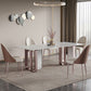 Luxury Sintered Stone Dining Set 1/2/5/6/7 Pieces Rectangle Dining Table with Chairs Clearhalo 'Dining Room Sets' 'Dining Tables & Seating' 'dining_room_set' 'furn' 'furn_dining_room_set' 'Furniture' 'furniture_dining_room_set' 'Kitchen & Dining Furniture' 1200x1200_594b14bc-5895-4c64-9896-eaa667676053