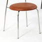 Chaises de salle à manger sans bras tapissées, chaise latérale de salle à manger industrielle