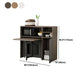 Server a buffet MDF moderno MDF a 1 porta 45.5 "H BUFFET per sala da pranzo