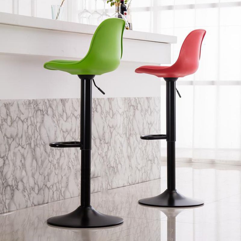 Modern Style Single Bar-stool with Adjustable Height Bucket Seat for Counter Kitchen Clearhalo 'Bar Furniture' 'Bar Stools' 'bar_stools' 'furn' 'furn_bar_stools' 'furniture_bar_stools' 'Kitchen & Dining Furniture' 'kitchen&dining_furn' 'kitchen' 'kitchen_furn' Furniture' 1200x1200_5950a7dc-19e9-4c7e-8b69-44e57991ecae