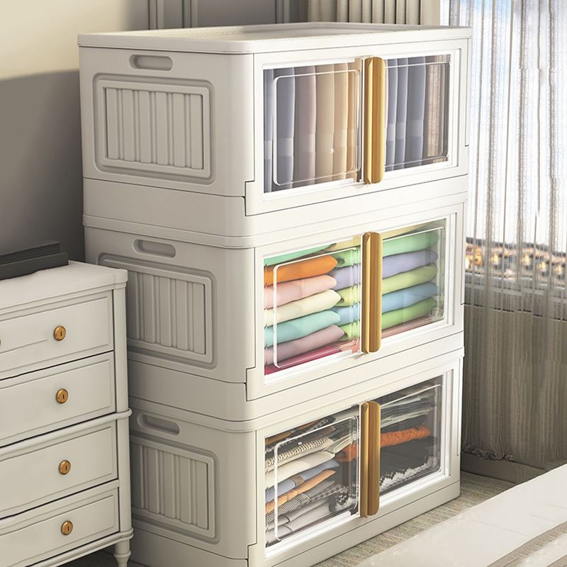 Eigentijdse niet-hangende Armoire plastic vrijstaande garderobe kast met deur