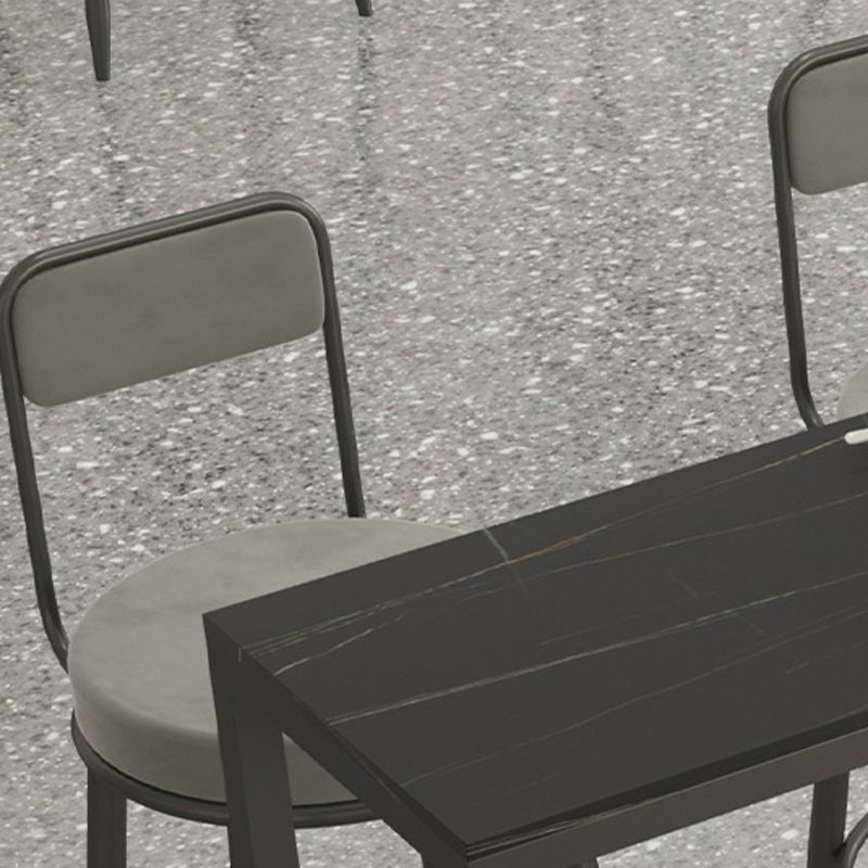Modern 1/7 Pieces Bar Table Set Rectangle Stone Counter Table with High Stools for Balcony Clearhalo 'Bar Furniture' 'furn' 'furn_home_bar_bar_sets' 'Furniture' 'Home Bars & Bar Sets' 'home_bar_bar_sets' 'Kitchen & Dining Furniture' 1200x1200_5958b183-6bd6-415a-901d-9d12dcf25735